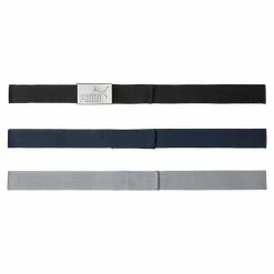 Puma Gents 3 In 1 Web Belt Pack White Black Peacoat