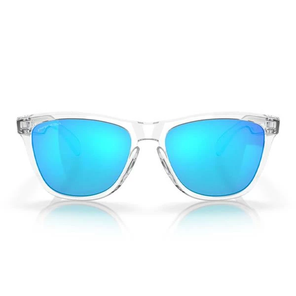 Oakley Frogskins Crystal Clear Glasses 55 Prizm Sapphire 4 Oakley Frogskins Crystal Clear Glasses 55 Prizm Sapphire - Image 2