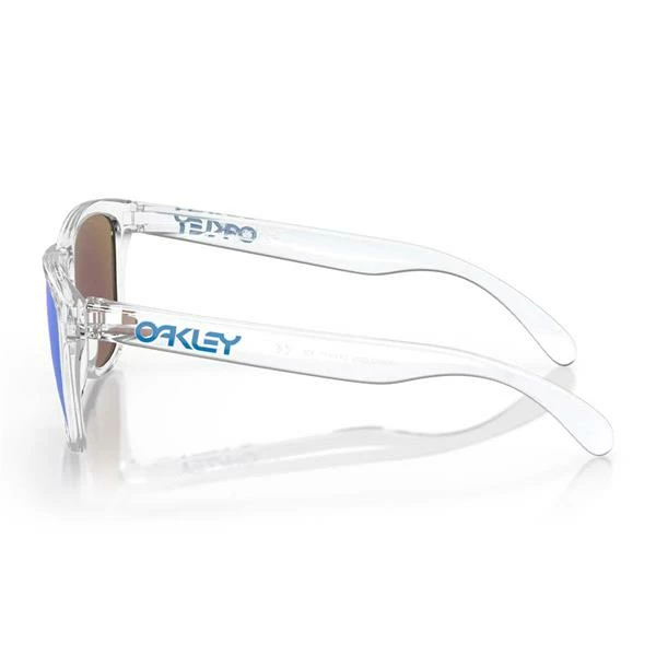 Oakley Frogskins Crystal Clear Glasses 55 Prizm Sapphire 6 Oakley Frogskins Crystal Clear Glasses 55 Prizm Sapphire - Image 4