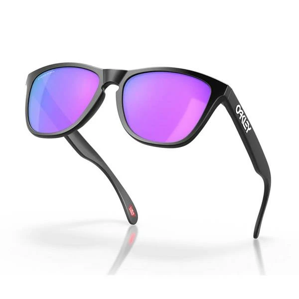Oakley Frogskins Matte Black Glasses 55 Prizm Violet 7 Oakley Frogskins Matte Black Glasses 55 Prizm Violet - Image 5