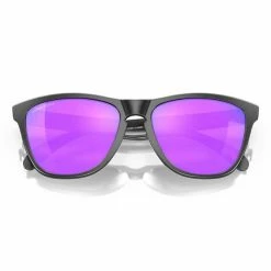 Oakley Frogskins Matte Black Glasses 55 Prizm Violet 13 Oakley Frogskins Matte Black Glasses 55 Prizm Violet -Golf Accessories Sales Store 0OO9013B001 5 L