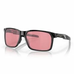 Oakley Portal X Polished Black Glasses 59 Prizm Dark Golf