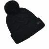 Under Armour Ladies Around Town Pom Beanie Black 001