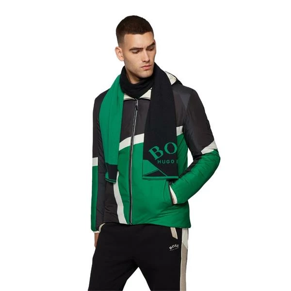 Boss Gents Albo Scarf Black 001 4 Boss Gents Albo Scarf Black 001 - Image 2