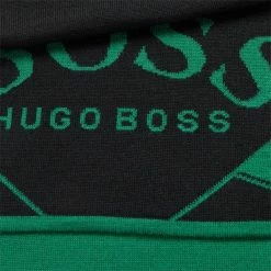 Boss Gents Albo Scarf Black 001 9 Boss Gents Albo Scarf Black 001 -Golf Accessories Sales Store 50456161001 3 L