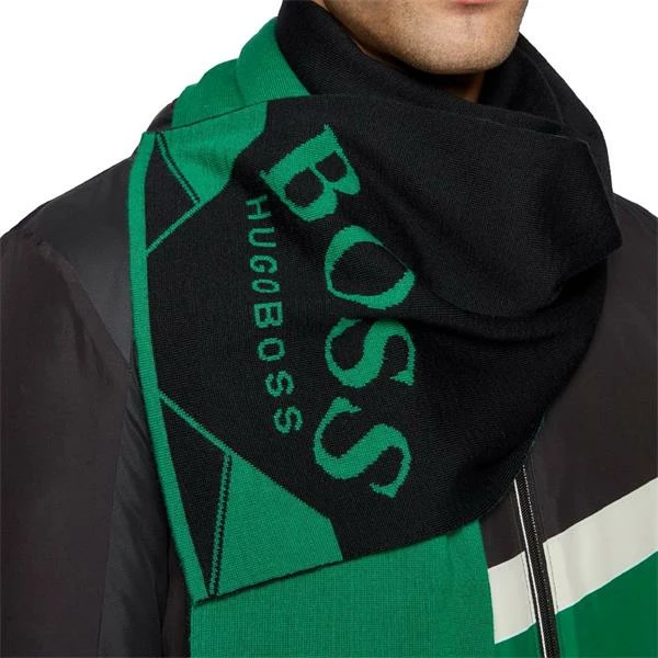 Boss Gents Albo Scarf Black 001 5 Boss Gents Albo Scarf Black 001 - Image 3