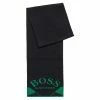 Boss Gents Albo Scarf Black 001 2 Boss Gents Albo Scarf Black 001 -Golf Accessories Sales Store 50456161001 L