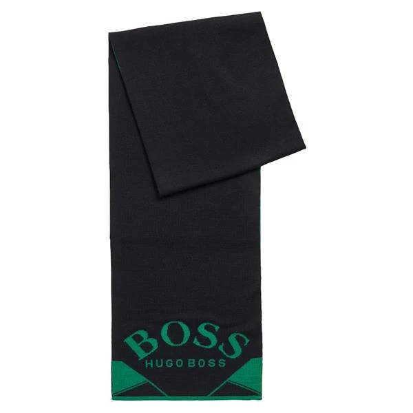Boss Gents Albo Scarf Black 001 3 Boss Gents Albo Scarf Black 001