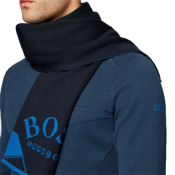 Boss Gents Albo Scarf Navy 410 4 Boss Gents Albo Scarf Navy 410 - Image 2