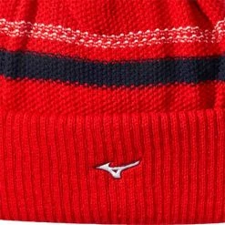 Mizuno BT Pom Pom Hat Red 5 Mizuno BT Pom Pom Hat Red -Golf Accessories Sales Store 52GW1502P004 1 L
