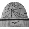 Mizuno Gents Breath Thermo Graphic Beanie Grey