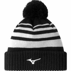 Mizuno Gents Breath Thermo Pom Beani Black
