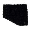 Green Lamb Grady Fun Fur Snood . Black