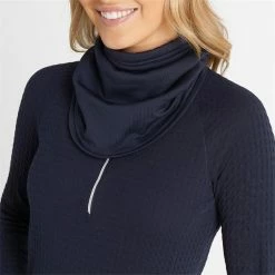 Green Lamb Geo Reversible Snood . Pebble Navy -Golf Accessories Sales Store AG21912001 2 L