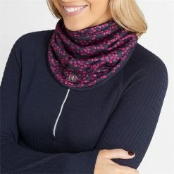 Green Lamb Geo Reversible Snood . Pebble Navy -Golf Accessories Sales Store AG21912001 3 L