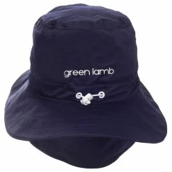 Green Lamb Waterproof Hat Navy