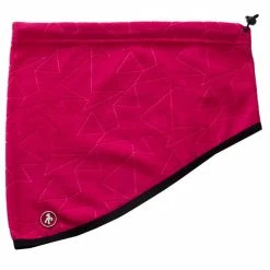 Green Lamb Isla Debossed Fleece Snood Deep Pink