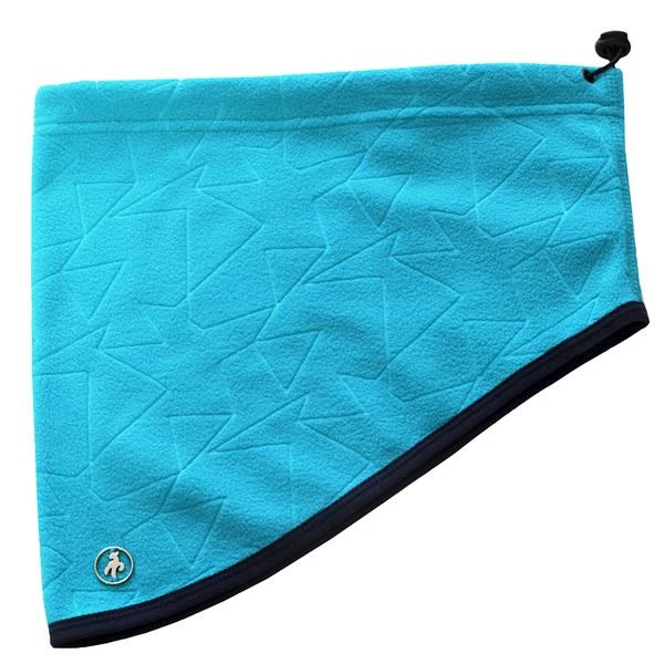 Green Lamb Isla Debossed Fleece Snood Scuba Blue 3 Green Lamb Isla Debossed Fleece Snood Scuba Blue