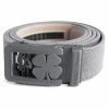 Black Clover So Suede Belt Grey -Golf Accessories Sales Store BCS1SC0523001 L