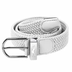 Surprizeshop Woven Golf Belt White