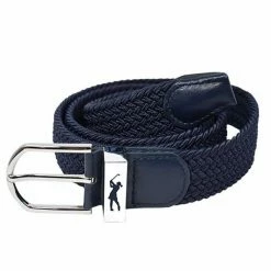 Surprizeshop Woven Golf Belt Navy