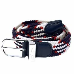 Surprizeshop Woven Belt White - Blue