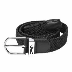 Surprizeshop Woven Golf Belt Black