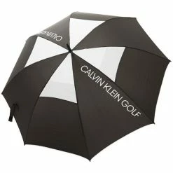 Calvin Klein Golf Stormproof Vented Umbrella Black White