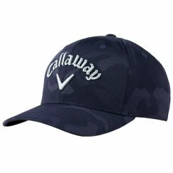 Callaway Gents Camo Snapback Cap Navy
