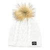 Callaway Ladies Pom Pom Beanie Cream -Golf Accessories Sales Store CA8H0315002 L