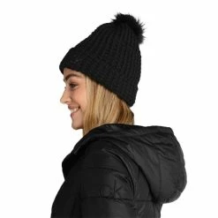 Calvin Klein Golf Ladies Swift Beanie Black -Golf Accessories Sales Store CKLA20439001 1 L