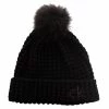 Calvin Klein Golf Ladies Swift Beanie Black -Golf Accessories Sales Store CKLA20439001 4 L