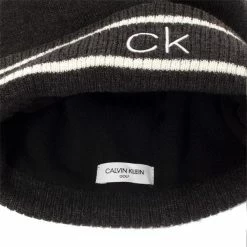 Calvin Klein Golf Ladies Varda Beanie . Black 11 Calvin Klein Golf Ladies Varda Beanie . Black -Golf Accessories Sales Store CKLA21508001 3 L