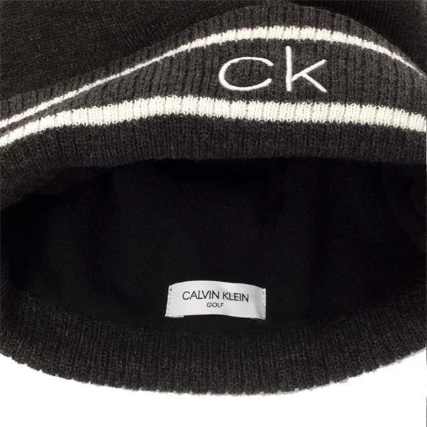 Calvin Klein Golf Ladies Varda Beanie . Black 6 Calvin Klein Golf Ladies Varda Beanie . Black - Image 4