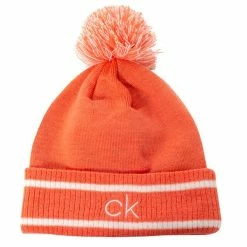 Calvin Klein Golf Ladies Varda Beanie . Coral