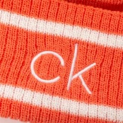 Calvin Klein Golf Ladies Varda Beanie . Coral -Golf Accessories Sales Store CKLA21508002 4 L