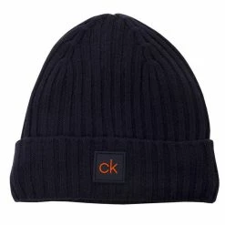 Calvin Klein Golf Gents Chunky Knit Beanie . Navy