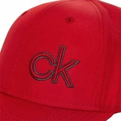 Calvin Klein Golf Gents Jones Cap Power Red -Golf Accessories Sales Store CKMS21497005 1 L