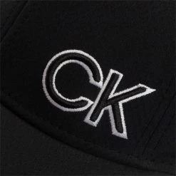 Calvin Klein Golf Gents Logo Cap Black White -Golf Accessories Sales Store CKMS22548001 3 L