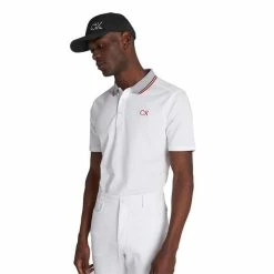 Calvin Klein Golf Gents Logo Cap Black White -Golf Accessories Sales Store CKMS22548001 5 L
