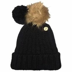 Icon Ladies PomDuo Beanie Black