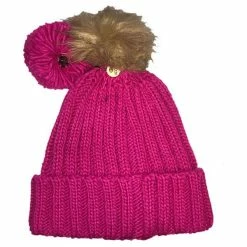 Icon Ladies PomDuo Beanie Pink
