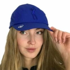 Surprizeshop Lady Golfer Emblem Cap Blue -Golf Accessories Sales Store CP005003001 2 L