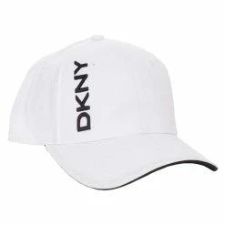 DKNY Gents 3D Embroidered Cap White -Golf Accessories Sales Store DKS0024004 1 L
