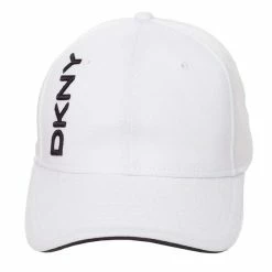 DKNY Gents 3D Embroidered Cap White -Golf Accessories Sales Store DKS0024004 2 L