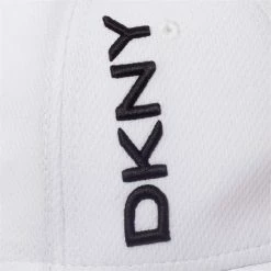 DKNY Gents 3D Embroidered Cap White -Golf Accessories Sales Store DKS0024004 4 L