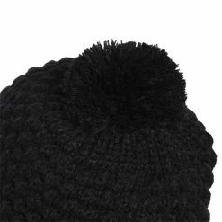 ADIDAS Ladies Lined Pom Beanie Black -Golf Accessories Sales Store DZ6601001 3 L