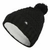 ADIDAS Ladies Lined Pom Beanie Black -Golf Accessories Sales Store DZ6601001 L