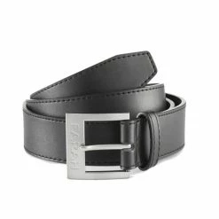Farah Gents Simonds Leather Belt Black