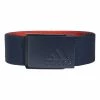 ADIDAS REVERS WEB BELT Collegiate Navy/Preloved Red -Golf Accessories Sales Store HT7742001 L